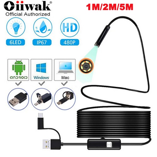 6led usb snake - usb, endoscopio