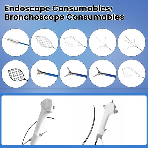 Pinza endoscopio veterinario